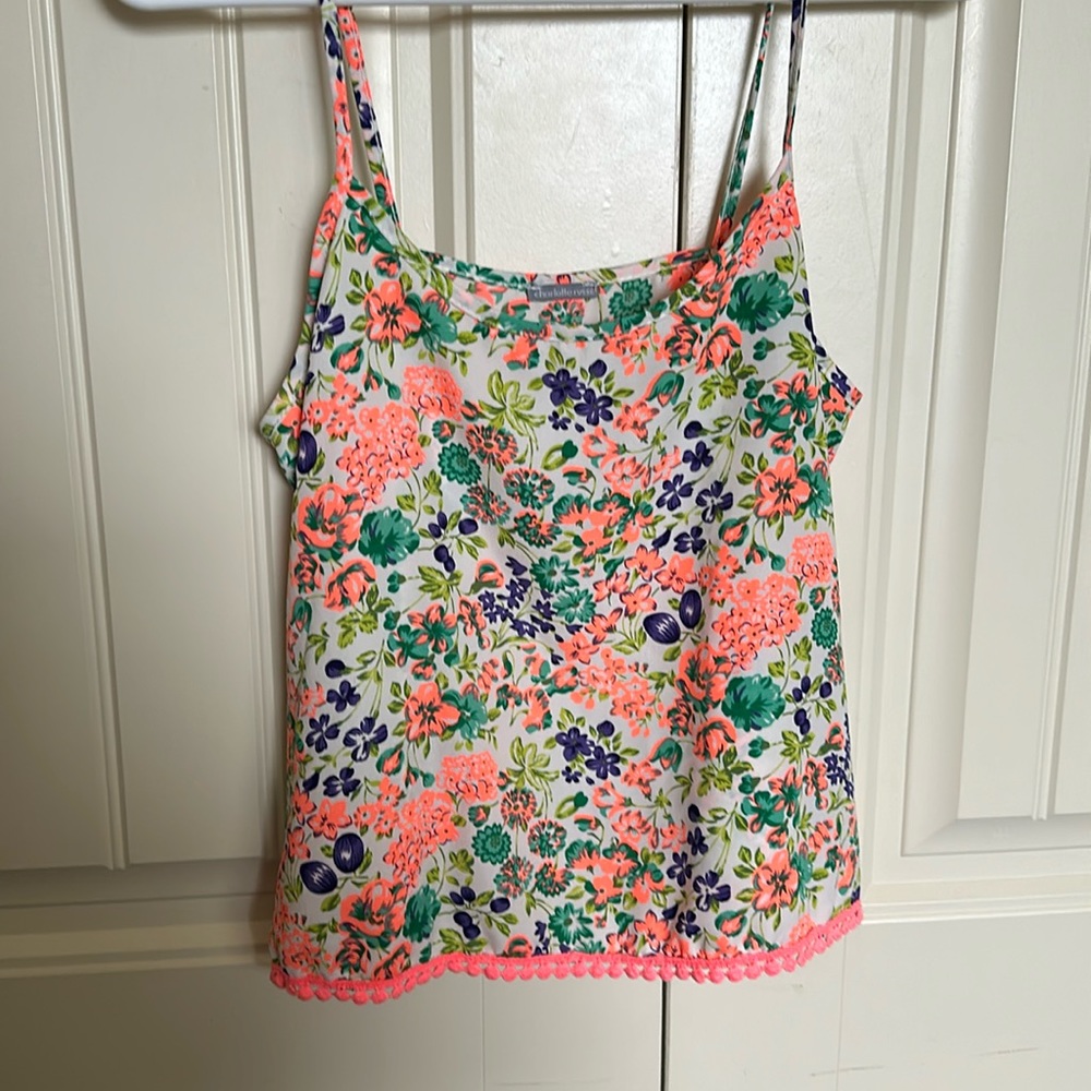 Floral tank top